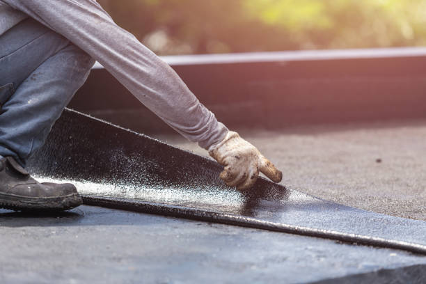 Professional Waterproofing technician working in Winfield, IN